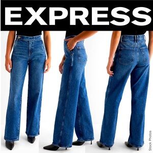 Express High-Rise Wide Leg Stretch Jeans (2)